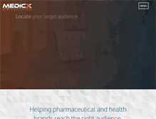 Tablet Screenshot of medicxmedia.com